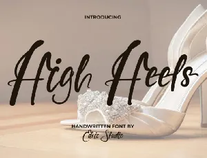 High Heels font