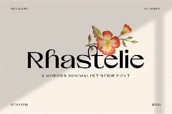 Rhastelie font