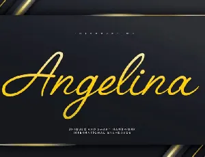 Angelina Script font