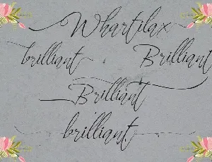 Whartillax Calligraphy font