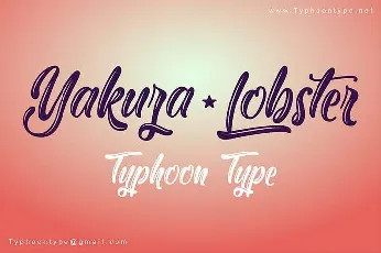 Yakuza Lobster font