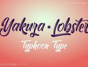 Yakuza Lobster font