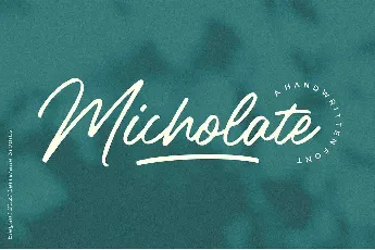 Micholate font