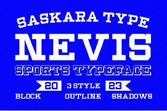 Nevis font