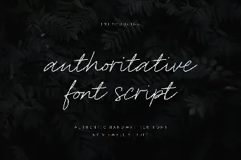 Authoritative font