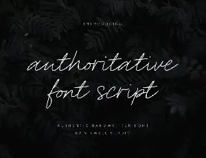 Authoritative font