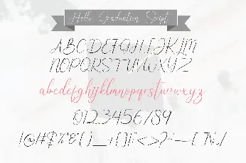 Hello_Graduation font