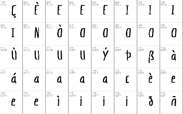 Stiff Note - Demo font