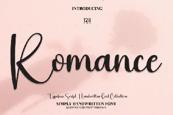 Romance Script font