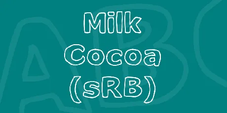 Milk Cocoa (sRB) font