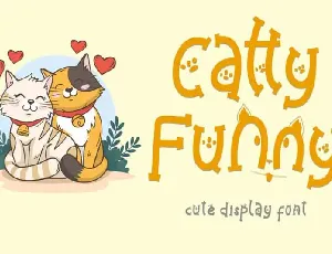Catty Funny Display font