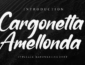 Cargonetta Amellonda Script font