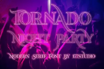 Tornado â€“ Modern Serif font