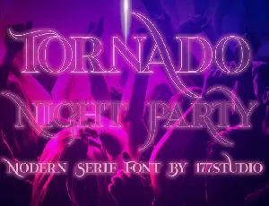 Tornado â€“ Modern Serif font