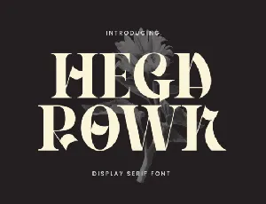 Hegarown font