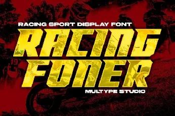 Racing Foner font