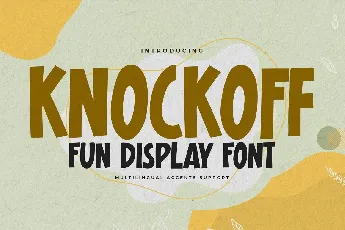 Knockoff font