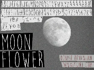 Moon Flower Free Download font