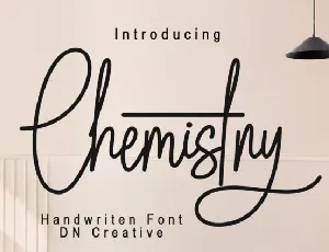 Chemistry Script font