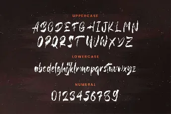 Exceptional Brush font