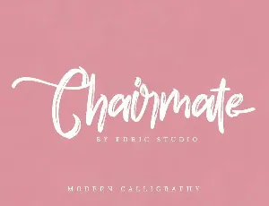 Chairmate Demo font