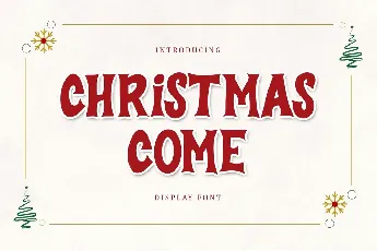 Christmas Come - Personal Use font