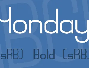 Monday font