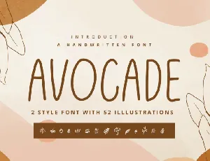 Avocade – Handwritten font