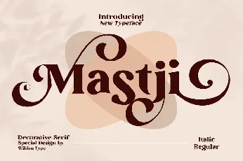 Mastji font