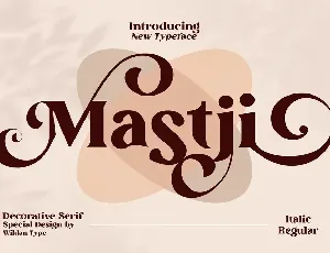 Mastji font