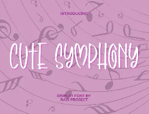 Cute Symphony font