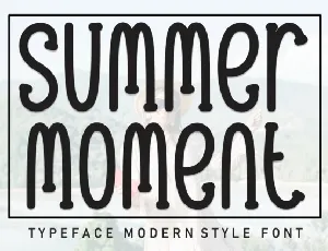 Summer Moment font