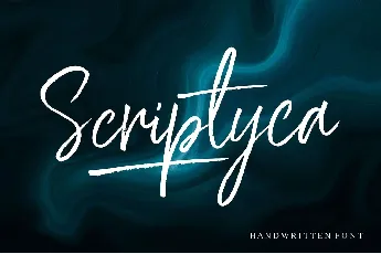 Scriptyca font