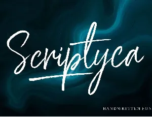 Scriptyca font