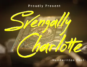 Svengally Charlotte font