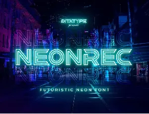 Neonrec font