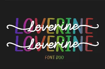 Loverine font