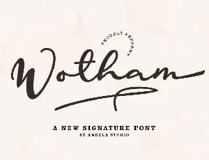 Wotham font