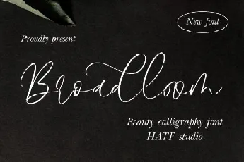 Broadloom font