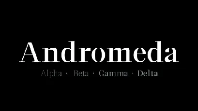 Andromeda Family font