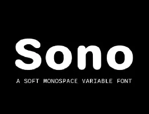 Sono Sans Serif Family font