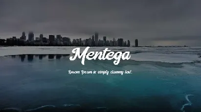 Mentega font