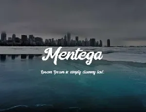 Mentega font