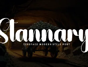 Stannary Script font