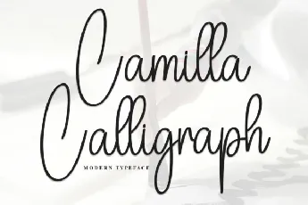 Camilla Calligraph Script font