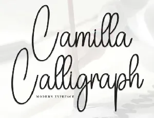 Camilla Calligraph Script font