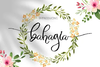 Bahagia font