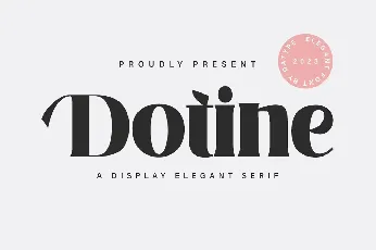 Dotine font