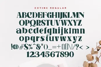 Dotine font