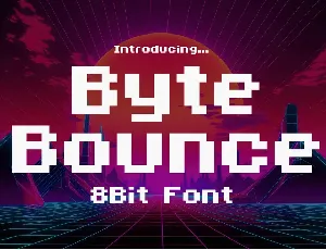 ByteBounce font